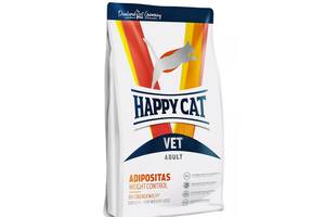 Сухой диетический корм Happy Cat VET Diet Adipositas для кошек для уменьшения избыточного веса 4 кг