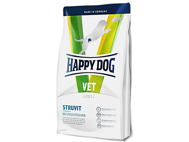 Сухой диетический корм Happy Dog VET Diet Struvit для собак с мочекаменной болезнью 4 кг
