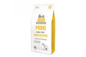 Сухой корм Brit Care GF Mini Hair Skin 2 kg (для взрослых собак миниатюрных пород)