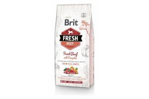 Сухой корм Brit Fresh Beef Pumpkin Growth Joints 12 kg (для щенков и юниоров крупных пород собак)