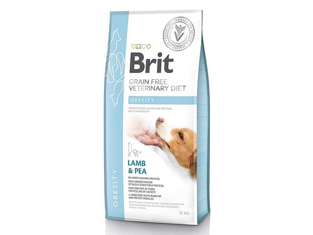 Сухой корм Brit VetDiets Obesity 12 kg (для взрослых собак при избыточном весе)