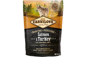 Сухой корм Carnilove Adult Large Breed Salmon Turkey 1.5 kg (для взрослых собак крупных пород)