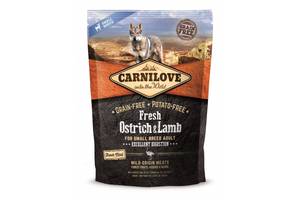 Сухой корм Carnilove Fresh Ospich Lamb 1.5 kg (для взрослых собак мелких пород)