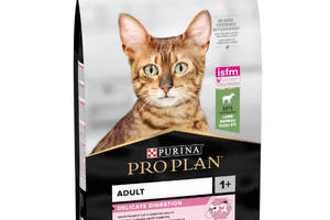 Сухой корм для кошек с чувствительным пищеварением Purina Pro Plan Delicate С ягненком 10кг