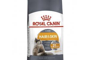 Сухой корм для кошек с поддержанием здоровья кожи и шерсти Royal Canin hair&skin care 2 кг (2526020)