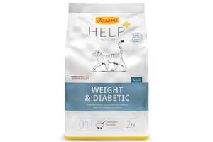 Сухой корм для котов Josera Help Weight & Diabetic Cat при избыточном весе и диабете 2 кг (4032254769675)