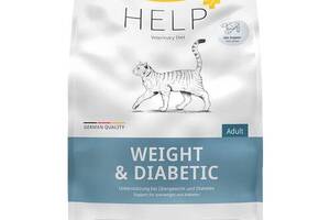 Сухой корм для котов Josera Help Weight & Diabetic Cat при избыточном весе и диабете 2 кг (4032254769675)