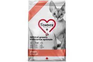 Сухой корм для котят 1st Choice Kitten Optimal Growth со вкусом рыбы 1.8 кг (65672100137)