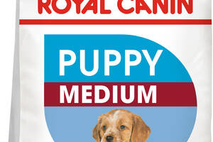 Сухой корм для щенков средних пород Royal Canin Medium Puppy до 12 месяцев 15 кг (11421) (0262558402136)