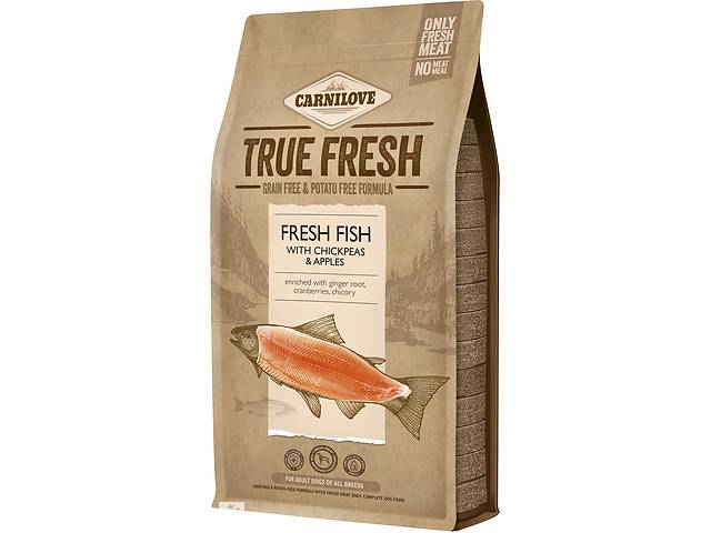Сухой корм для собак Carnilove True Fresh FISH for Adult dogs с рыбой 1.4 кг (8595602545995)