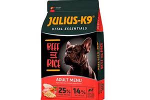 Сухой корм для собак Julius-K9 High Premium Adult Vital Essentials говядина с рисом 12 кг (5998274312576)