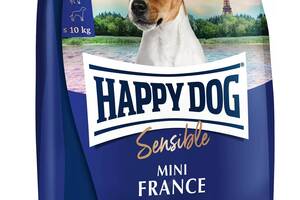 Сухой корм для собак мелких пород Happy Dog Sensible Mini France с уткой 4 kg (61242)