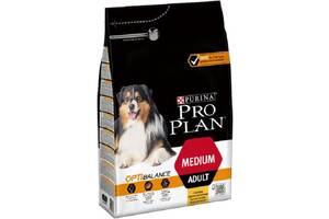 Сухий корм для собак Purina Pro Plan Dog Medium Adult з куркою 3 кг (7613035114807)