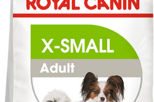 Сухой корм для собак Royal Canin X-Small Adult малых пород от 10 месяцев 3 кг (3182550793735) (95896) (1003030)