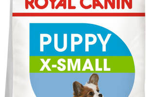 Сухой корм для собак Royal Canin X-Small Puppy мелких пород весом до 4 кг до 10 месяцев 1.5 кг (3182550793612) (94717...