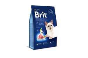 Сухой корм для стерилизованных котов Brit Premium by Nature Cat Sterilized Lamb с ягненком 8 кг (8595602553242)