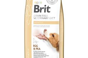 Сухой корм для взрослых Brit VetDiets при болезни печени с яйцом горохом бататом и гречкой 12 кг (8595602528158)