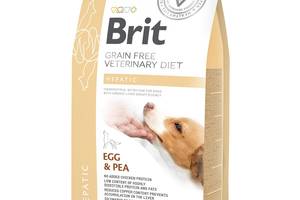 Сухой корм для взрослых Brit VetDiets при болезни печени с яйцом горохом бататом и гречкой 2 кг (8595602528165)