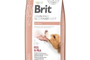 Сухой корм для взрослых Brit VetDiets при почечной недостаточности с яйцом горохом и гречихой 12 кг (8595602528189)