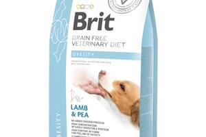 Сухой корм для взрослых Brit VetDiets при избыточном весе с ягнятиной индейкой и горохом 2 кг (8595602528073)