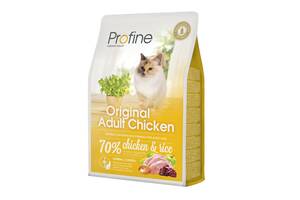 Сухой корм для взрослых котов Profine Cat Original Adult с курицей и рисом 2 кг (8595602517701/8595602517909)