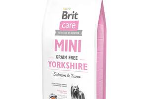 Сухой корм для взрослых собак породы йоркширский терьер Brit Care Sensitive Grain Free Yorkshire 7 кг (8595602520213)