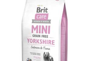 Сухой корм для взрослых собак породы йоркширский терьер Brit Care Sensitive Grain Free Yorkshire 2 кг (8595602520190)