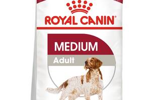 Сухой корм для взрослых собак средних пород Royal Canin Medium Adult старше 12 месяцев 4 кг (3182550708197) (99085) (...