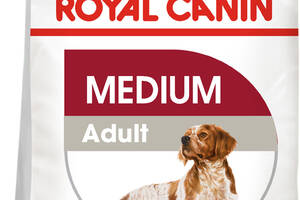 Сухой корм для взрослых собак средних пород Royal Canin Medium Adult старше 12 месяцев 15 кг (11422) (0262558402211)