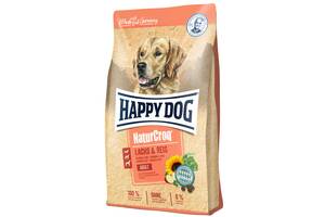 Сухой корм для взрослых собак всех пород Happy Dog Naturcroq Lachs & Reis с лососем и рисом 4 кг