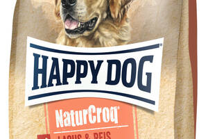 Сухой корм для взрослых собак всех пород Happy Dog Naturcroq Lachs & Reis с лососем и рисом 11 кг