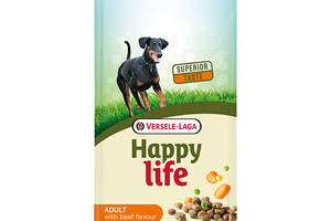 Сухой корм Happy Life Adult with Beef flavouring для собак всех пород 15 кг (5410340311042)