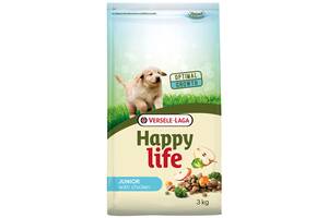 Сухой корм Happy Life Junior with Chicken для щенков всех пород 3 кг (5410340310397)