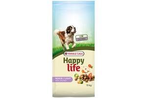 Сухой корм Happy Life Senior Light with Chicken для пожилых собак 15 кг (5410340311080)