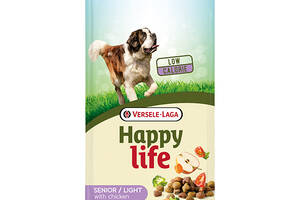 Сухой корм Happy Life Senior Light with Chicken для пожилых собак 15 кг (5410340311080)