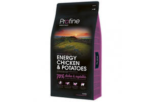 Сухой корм Profine Energy Chicken Potato 15 kg (д/взрослых собак с повышенной нагрузкой)
