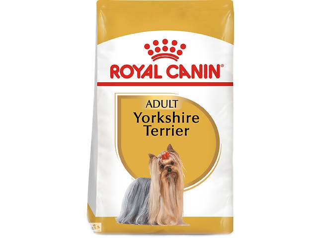 Сухой полнорационный корм для взрослых собак породы йоркширский терьер Royal Canin Yorkshire Terrier Adult в возрасте...