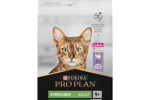 Сухой полнорационный корм для взрослых стерилизованных кошек Purina Pro Plan STERILISED Adult (Renal Plus) с индейкой...
