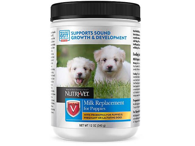 Сухой заменитель сучьего молока для щенков Nutri-Vet Milk Replacement for Puppies 0.34 кг (669125998793)