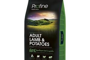 Сухой корм для взрослых собак Profine Adult Lamb Potato 15 кг