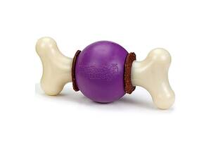 Суперпрочная игрушка-лакомство для собак Premier Bouncy Bone M 5-14 кг 15 х 6.8 х 6.8 см Фиолетовый (729849129450)