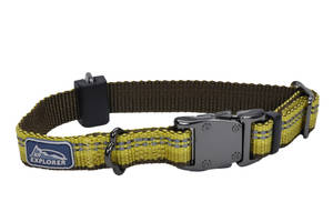 Светоотражающий ошейник для собак Coastal K9 Explorer Collar 1.6х20-30см золотарник (76484364365)