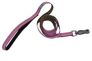 Светоотражающий поводок для собак Coastal K9 Explorer Leash 1.6смХ1.8м розовый (76484364396)