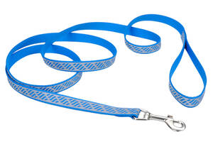 Светоотражающий поводок для собак Coastal Lazer Brite Reflective Leash 1.6смХ1.2м голубая волна см.(76484643408)
