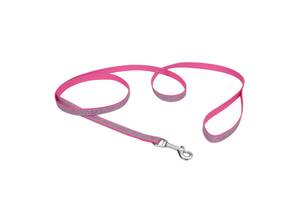 Светоотражающий поводок для собак Coastal Lazer Brite Reflective Leash 1.6 см х 1.2 м Розовая зебра (76484643453)