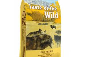Taste of the Wild High Prairie Canine (Тейст оф зе Вайлд Хай Прейри Оленина Бизон) беззерновой корм для собак 2 кг.