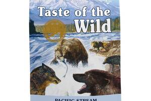 Taste of the Wild Pacific Stream Canine Formula (Тейст оф зе Вайлд) сухой беззерновой корм с лососем для собак 5.6 кг.