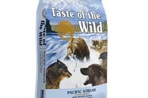 Taste of the Wild Pacific Stream Canine Formula (Тейст оф зе Вайлд) сухой беззерновой корм с лососем для собак 2 кг.