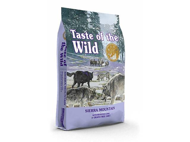 Taste of the Wild Sierra Mountain Canine (Тейст оф зе Вайлд Сьерра Ягненок) корм для собак всех возрастов 5.4 кг.