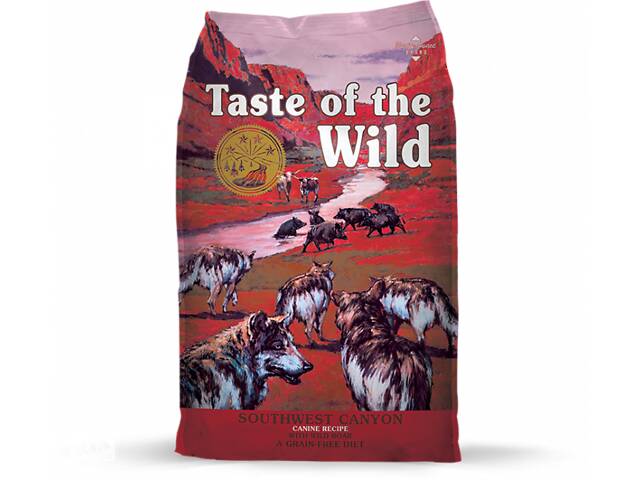 Taste of the Wild Southwest Canyon (Тейст оф зе Вайлд Саутвест Каньйон Дикий кабан) беззерновой корм для собак 2 кг.